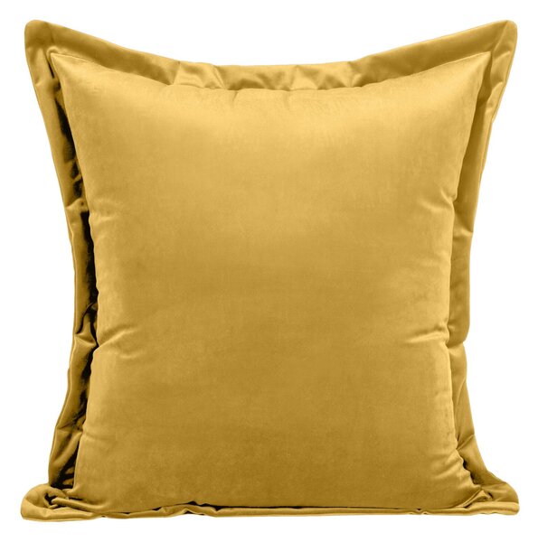 SADA DEKORAČNÝCH OBLIEČOK NA VANKÚŠ 2KS RIA 45X45 CM HORČICOVÁ
