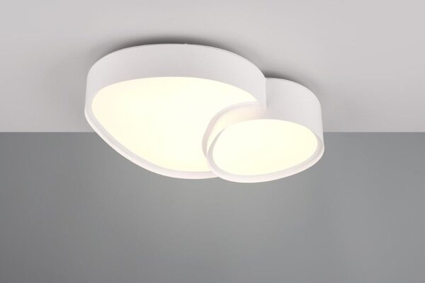 TRIO 647510231 RISE stropné svietidlo SMD LED 21W/2400lm 2700-6500K biela matná, stmievateľné, diaľkový ovládač