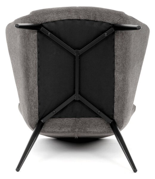 Kreslo sivé AK-H9206 GREY2