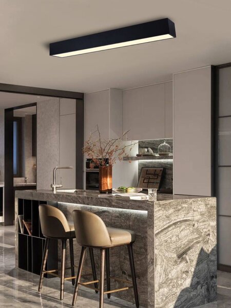 Immax 07074-90 NEO CANTO Smart stropné svietidlo LED 900x150mm 50W/4220lm 3000-6000K, čierne, Zigbee 3.0