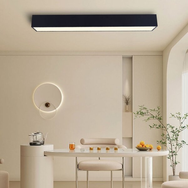 Immax 07074-90 NEO CANTO Smart stropné svietidlo LED 900x150mm 50W/4220lm 3000-6000K, čierne, Zigbee 3.0