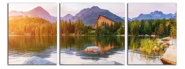 Obraz na plátne Tatry a štrbské pleso