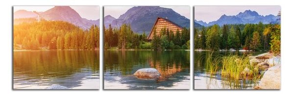 Obraz na plátne Tatry a štrbské pleso