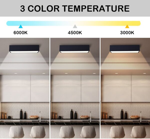 Immax 07074-60 NEO CANTO Smart stropné svietidlo LED 600x150mm 34W/2450lm 3000-6000K, čierne Zigbee 3.0