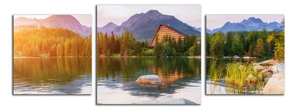 Obraz na plátne Tatry a štrbské pleso
