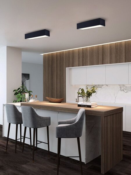 Immax 07074-60 NEO CANTO Smart stropné svietidlo LED 600x150mm 34W/2450lm 3000-6000K, čierne Zigbee 3.0