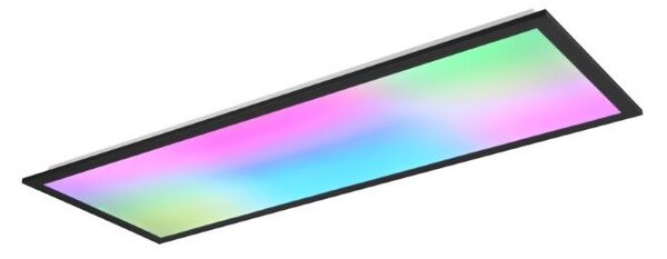 TRIO Reality R67668032 BETA stropné svietidlo SMD LED 800x290mm 31W/3550lm 2700-6500K čierna matná, Dynamic Light, stmievateľné, diaľkový ovládač