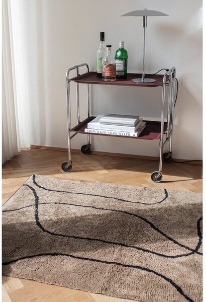 Hnedý prateľný bavlnený koberec 100x140 cm Shadow – Mette Ditmer Denmark