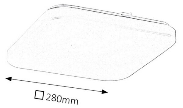 Rabalux LED stropné svietidlo Rob 1x20W | 1400lm | 4000K