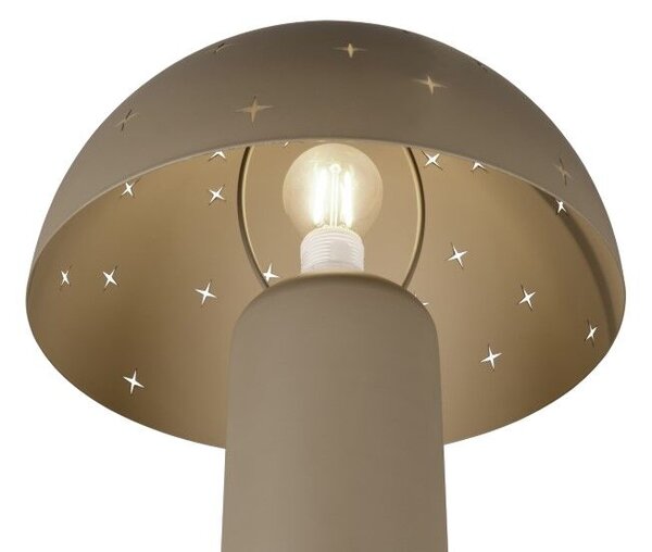 TRIO Reality R51361041 SETA dekoračná stolná lampička 1xE14 V320mm taupe