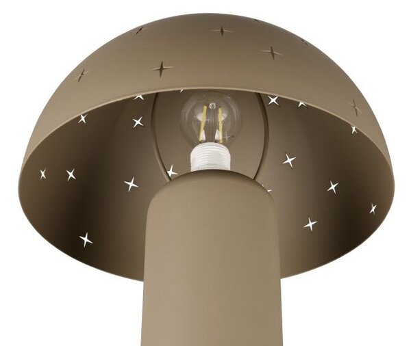 TRIO Reality R51361041 SETA dekoračná stolná lampička 1xE14 V320mm taupe