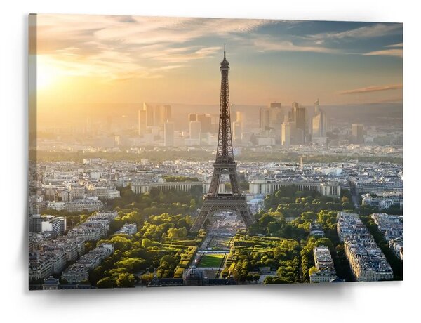 Sablio Obraz Paríž Eiffelova veža Skyline - 150x110 cm