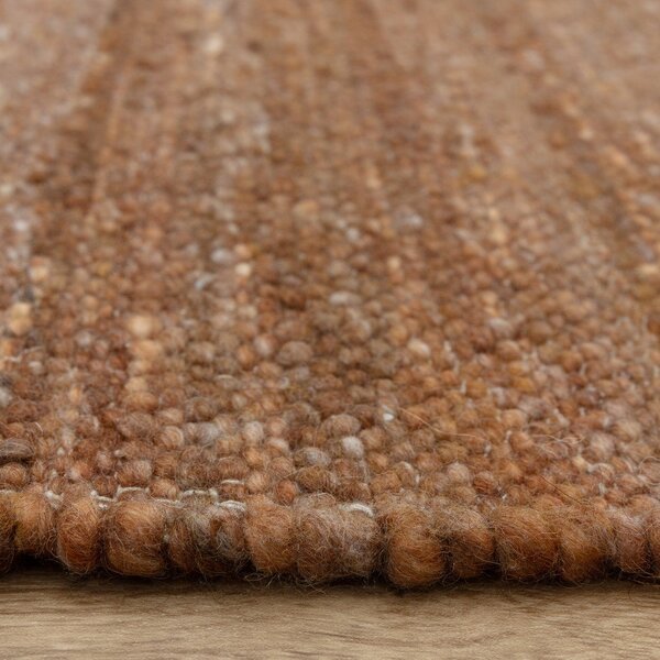 Obojstranný/ručne tkaný koberec s prímesou vlny v terakotovej farbe 160x230 cm Birkdale Rust – Asiatic Carpets