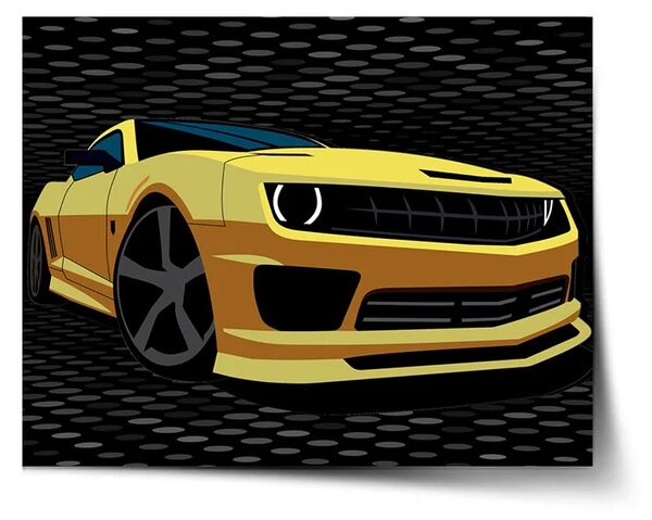 Sablio Plagát Chevrolet Camaro Bodky - 60x40 cm