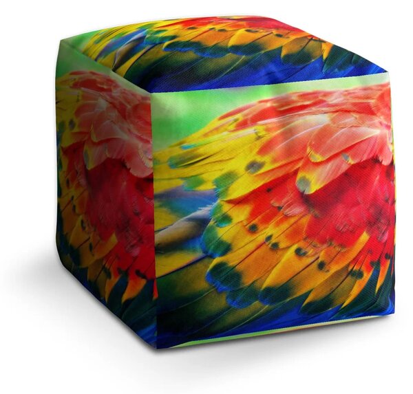 Sablio Taburet Farebné perie 2 - 40x40x40 cm