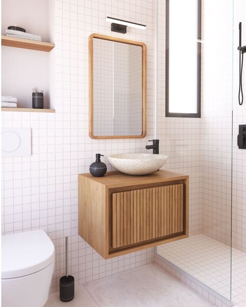 Umývadlo z terrazzo Kave Home Sunday, ø 40 cm