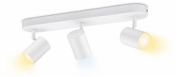 Philips WiZ Tunable white 8719514551794 IMAGEO bodové svietidlo 3xGU10 15W/1050lm 2700-6500K biela stmievateľné