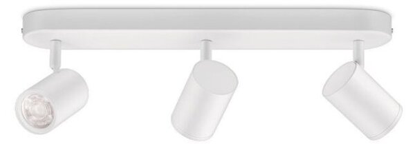 Philips WiZ Colors 8719514551916 IMAGEO bodové svietidlo 3xGU10 15W/1050lm 2200-6500K+RGB biela stmievateľné