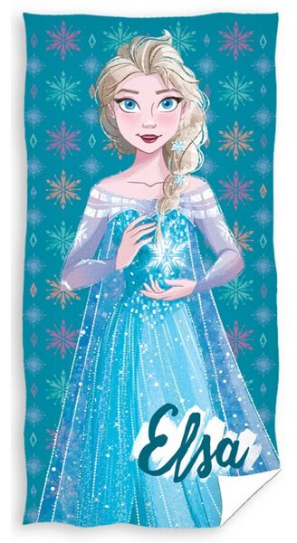 Detská osuška Ľadové Kráľovstvo Elsa Let it Go 70x140 cm