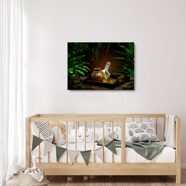 Sklenený obraz spa vecí (70x50 cm)