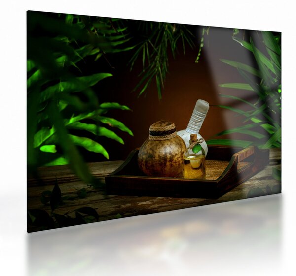 Sklenený obraz spa vecí (70x50 cm)