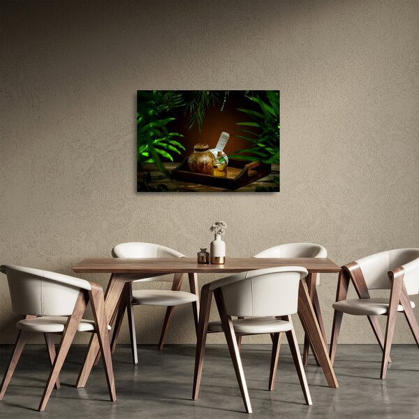 Sklenený obraz spa vecí (70x50 cm)