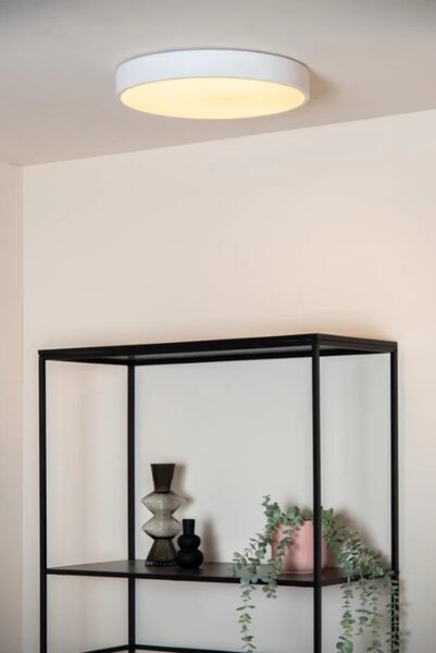 LUCIDE 79185/30/31 UNAR stropné svietidlo D300mm LED 18W/1140lm 2700K biela, switchdimmer