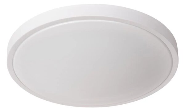 LUCIDE 79110/40/31 DASHER stropné svietidlo so senzorom D410mm LED 24W/1300lm 2700K IP44 biela, opálová