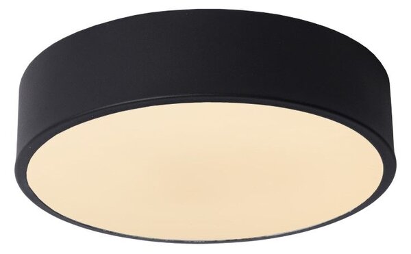 LUCIDE 79185/20/30 UNAR stropné svietidlo D200mm LED 12W/580lm 2700K čierna, opálová, switchdimmer