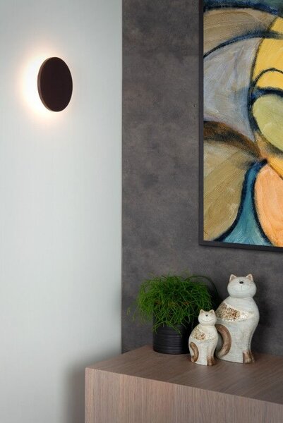 LUCIDE 77285/05/43 GLIMPSE nástenné svietidlo D140mm LED 5W/300lm 2700K hnedá