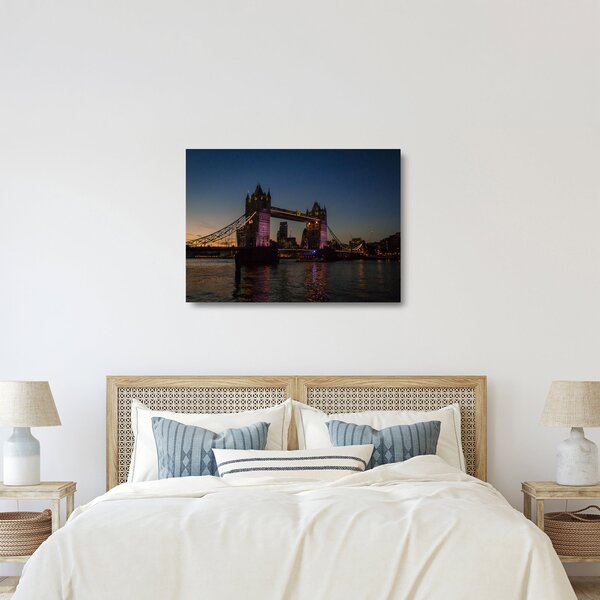 Sklenený obraz - Tower bridge (70x50 cm)