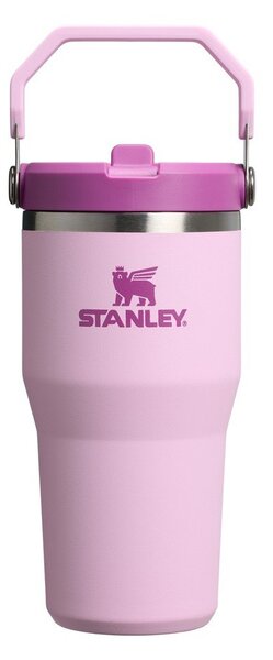 Ružová termoska z nehrdzavejúcej ocele 600 ml IceFlow™ Flip Straw 2.0 Cherry Blossom – Stanley