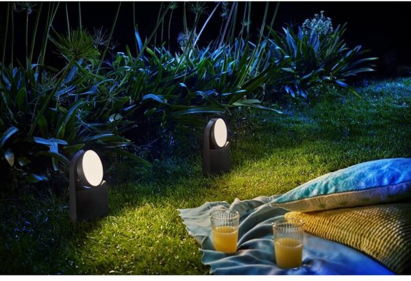 Philips 8719514477292 Mimosa exteriérový stĺpik LED 7W/630lm 2700K antracit