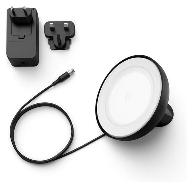 Philips HUE Bloom Gen4 EU/UK dekoračné stolové LED svietidlo 7.1W/500lm 2000-6500K čierna Bluetooth