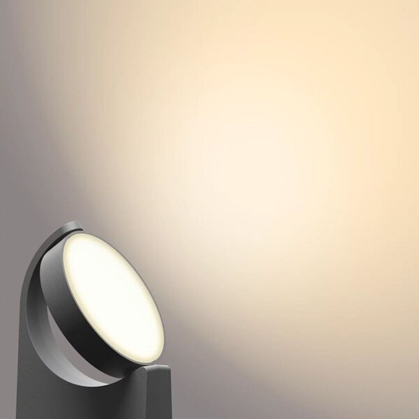 Philips 8719514477292 Mimosa exteriérový stĺpik LED 7W/630lm 2700K antracit