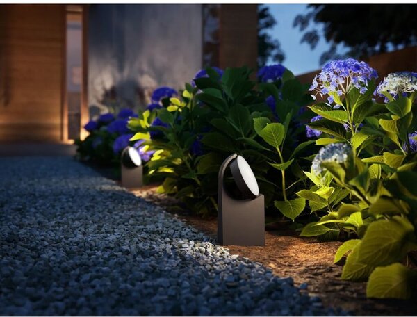 Philips 8719514477292 Mimosa exteriérový stĺpik LED 7W/630lm 2700K antracit