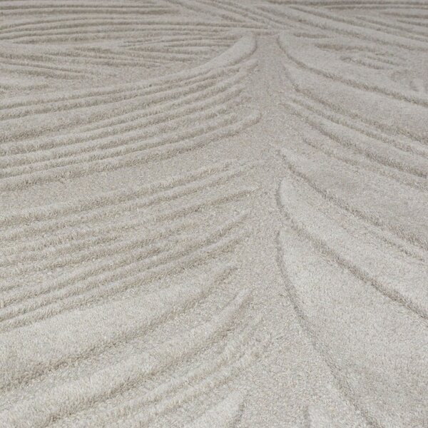 Svetlosivý vlnený koberec 200x290 cm Lino Leaf – Flair Rugs
