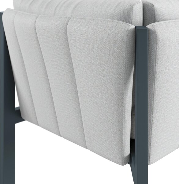 ROHOVÝ DIEL TERASOVEJ ZOSTAVY kov, textil Amatio - Série záhradného nábytku