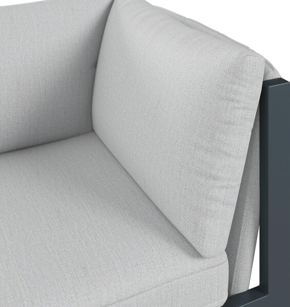 ROHOVÝ DIEL TERASOVEJ ZOSTAVY kov, textil Amatio - Série záhradného nábytku