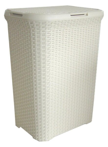 Kôš na bielizeň rattan 60l - krémový CURVER 00707-885