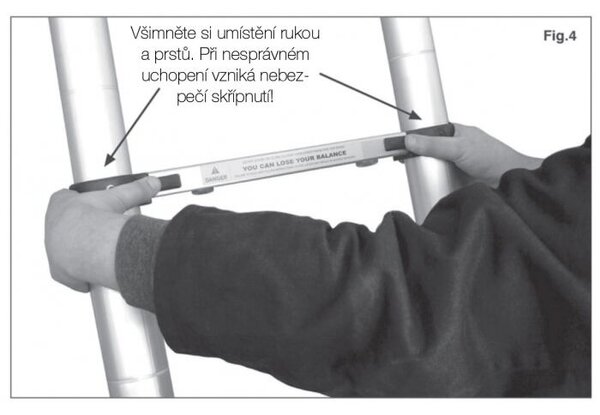 Teleskopický rebrík G21 3,8 M