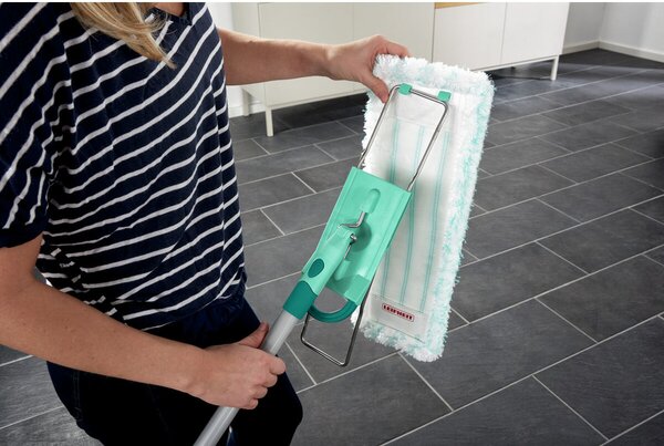 Podlahový mop PROFI Micro Duo s kovovou tyčou - CLICK System LEIFHEIT 55048