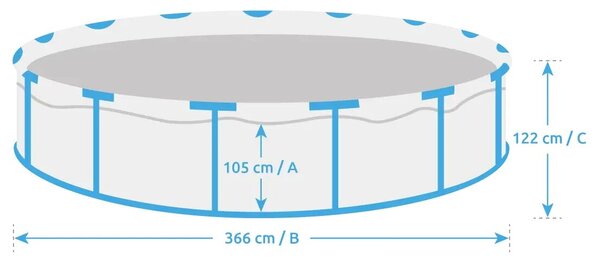 Florida Bazén 3,66 x 1,22 m bez príslušenstva MARIMEX 10340193