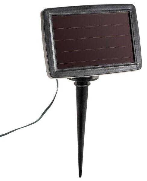 Sada 3 ks solárnych kvetináčov - 3 LED, teplá biela