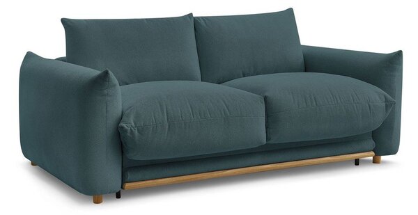 Modrá rozkladacia pohovka 214 cm Ernest – Bobochic Paris