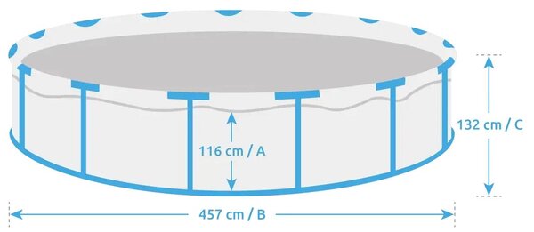 Florida Bazén 4,57 x 1,32 m bez filtrace, motiv ratan MARIMEX 10340238