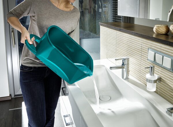 Set podlahový mop PROFI + vedro na kolieskach PROFI s nášľapným žmýkaním LEIFHEIT 55096