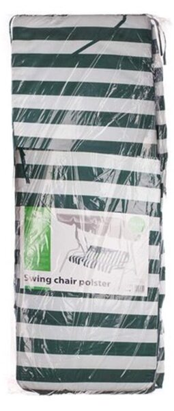 Polstr k záhradnej hojdačke Stripy Happy Green