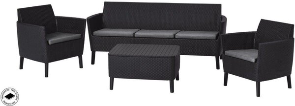Salemo 3 seater Súprava záhradného nábytku, grafit KETER 236634