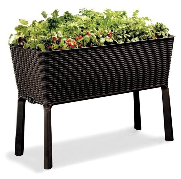 Kvetináč EASY GROW, 114 x 49,3 x 75,7 cm hnedý KETER 230297